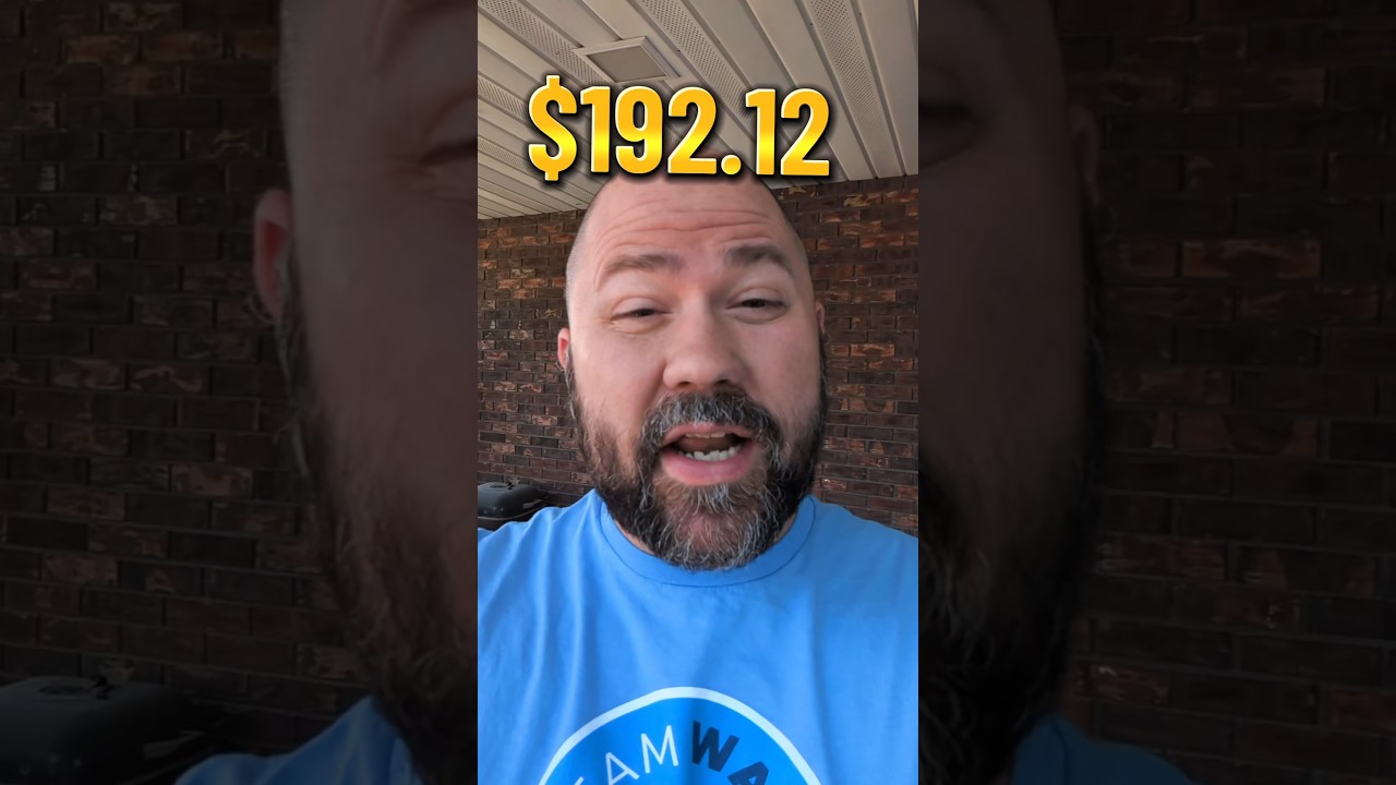 Just under $200 yesterday