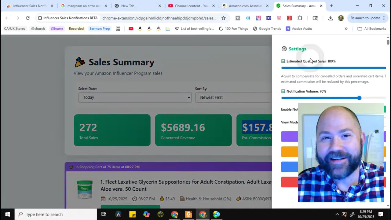 Amazon Influencers: GET LIVE SALES NOTIFICATIONS!!