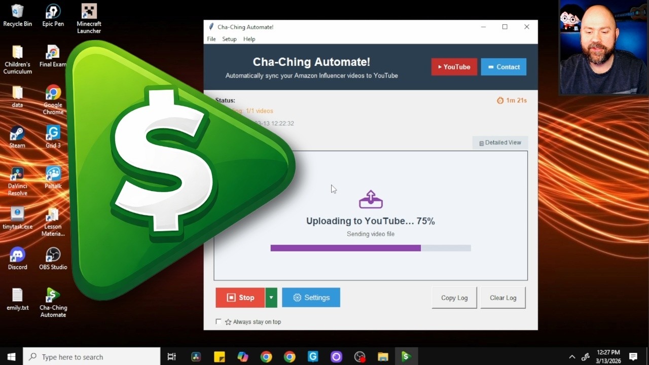 Running Cha-Ching Automate for the 1st Time