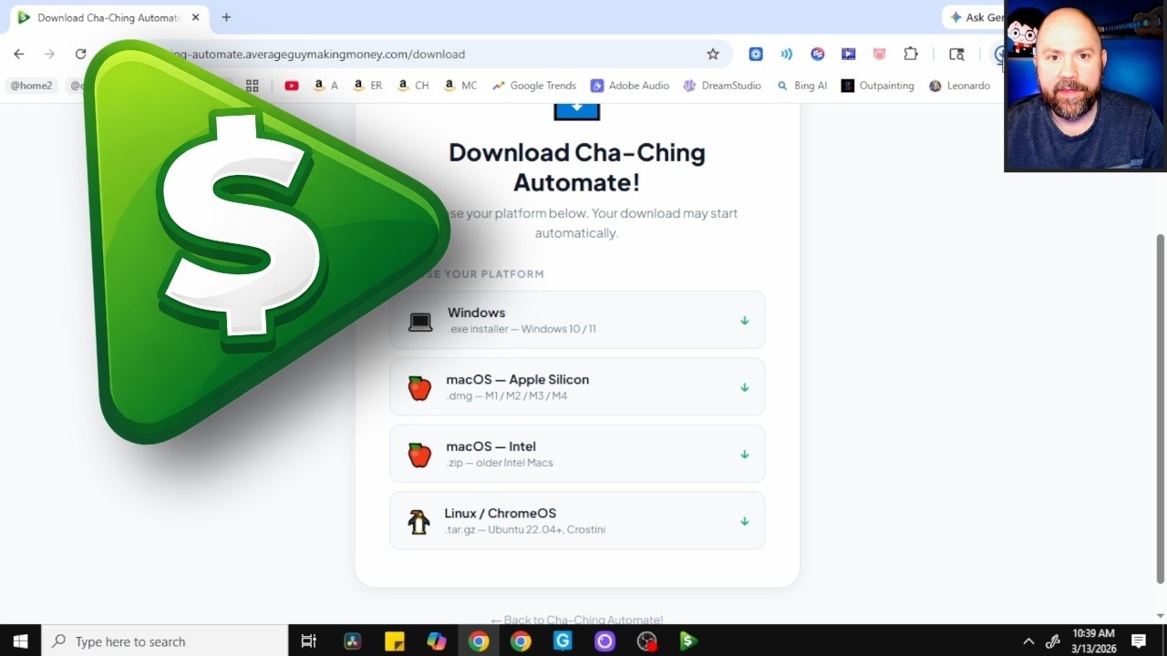 How to Update Cha-Ching Automate (Windows/Mac/ChromeOS)