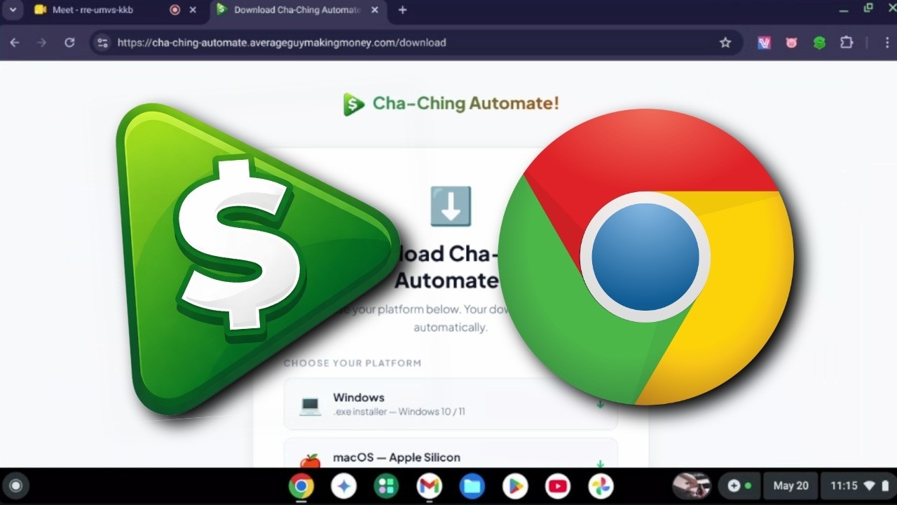 How to Install or Update Cha-Ching Automate on ChromeOS/Linux
